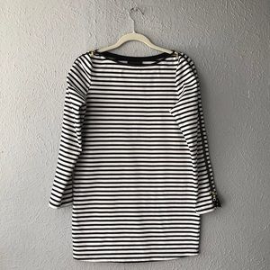 Rachel Zoe for A Pea in the Pod Black/White Stripe Tunic Dress - Small